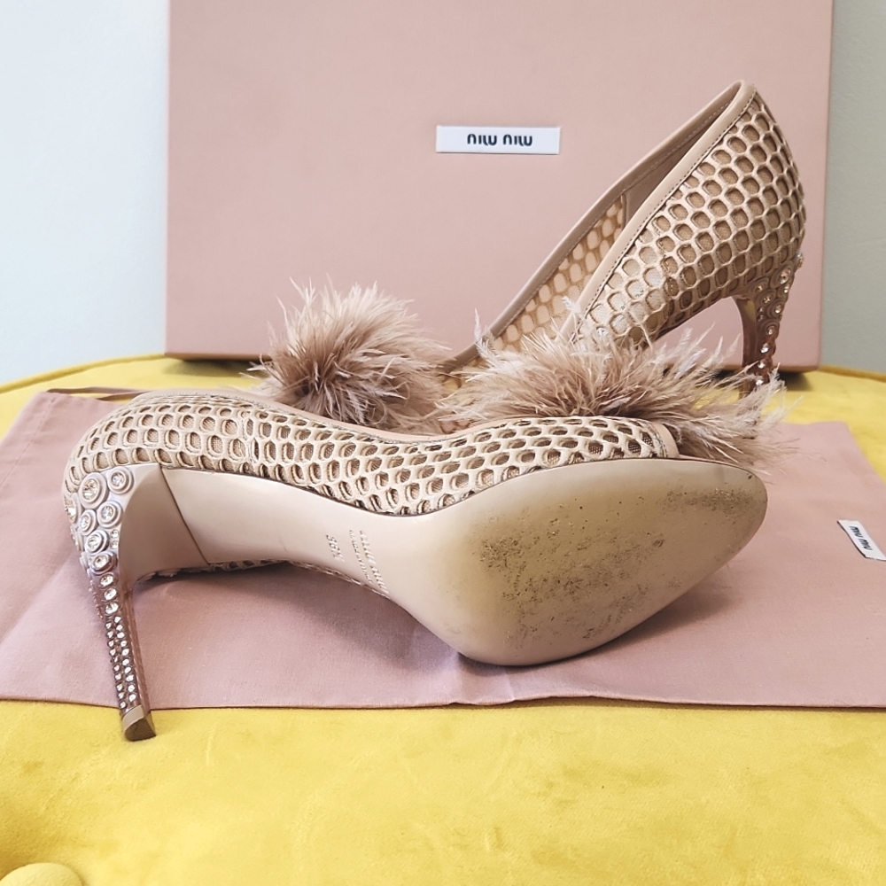 Miu Miu Calzature Donna Open Toe Shoe - image 8